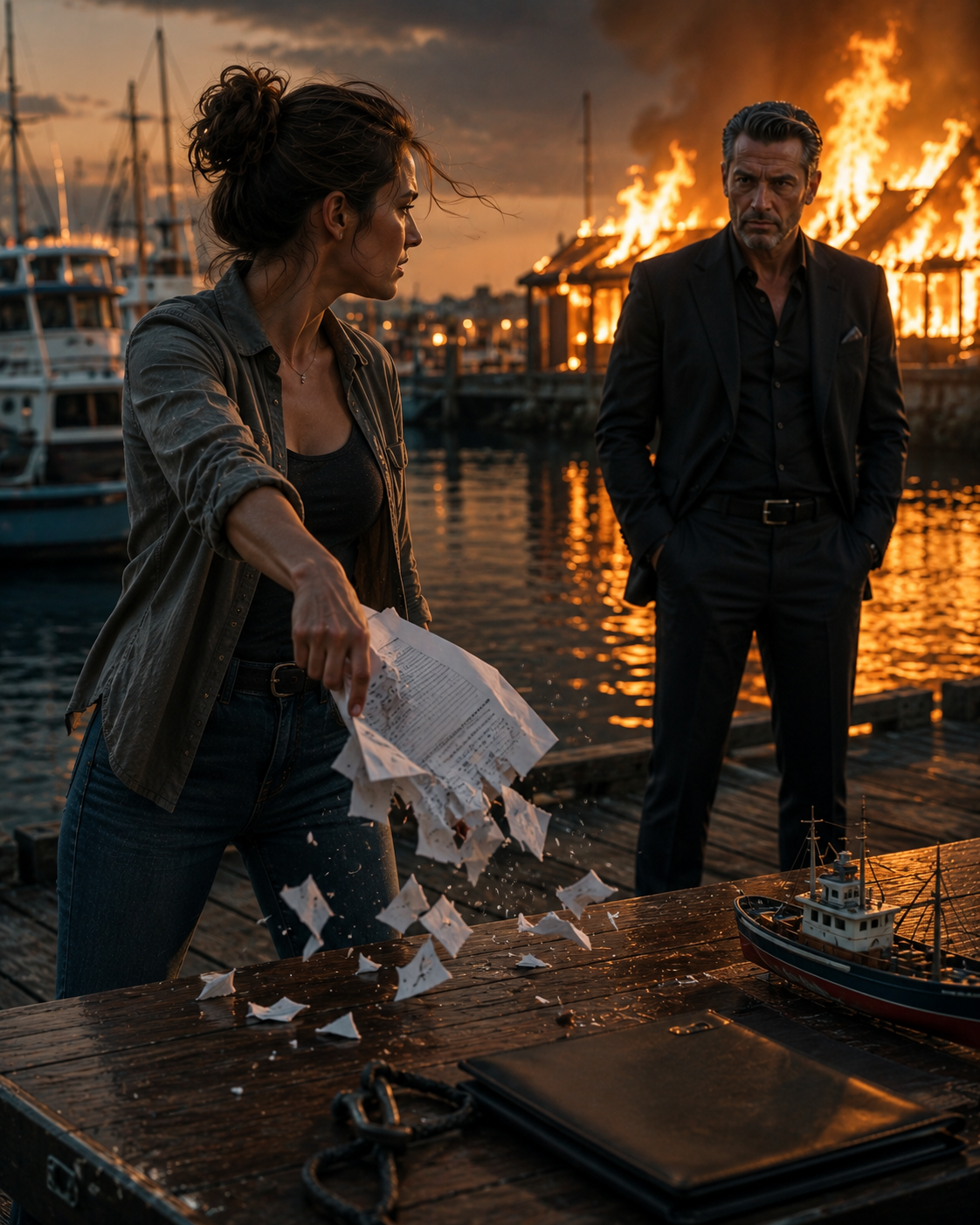 The Crime Lord Tried to Buy Her Harbor—She Forced Him to Choose Between Power and Redemption