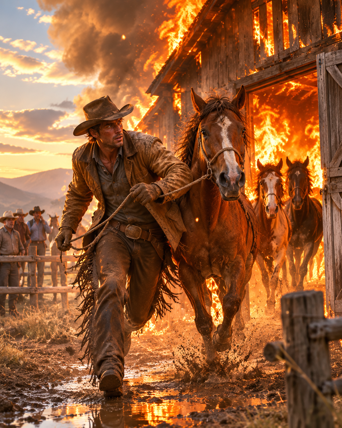 The Poor Cowboy Refused $700—Then Entered a Burning Barn for Horses That Weren’t His