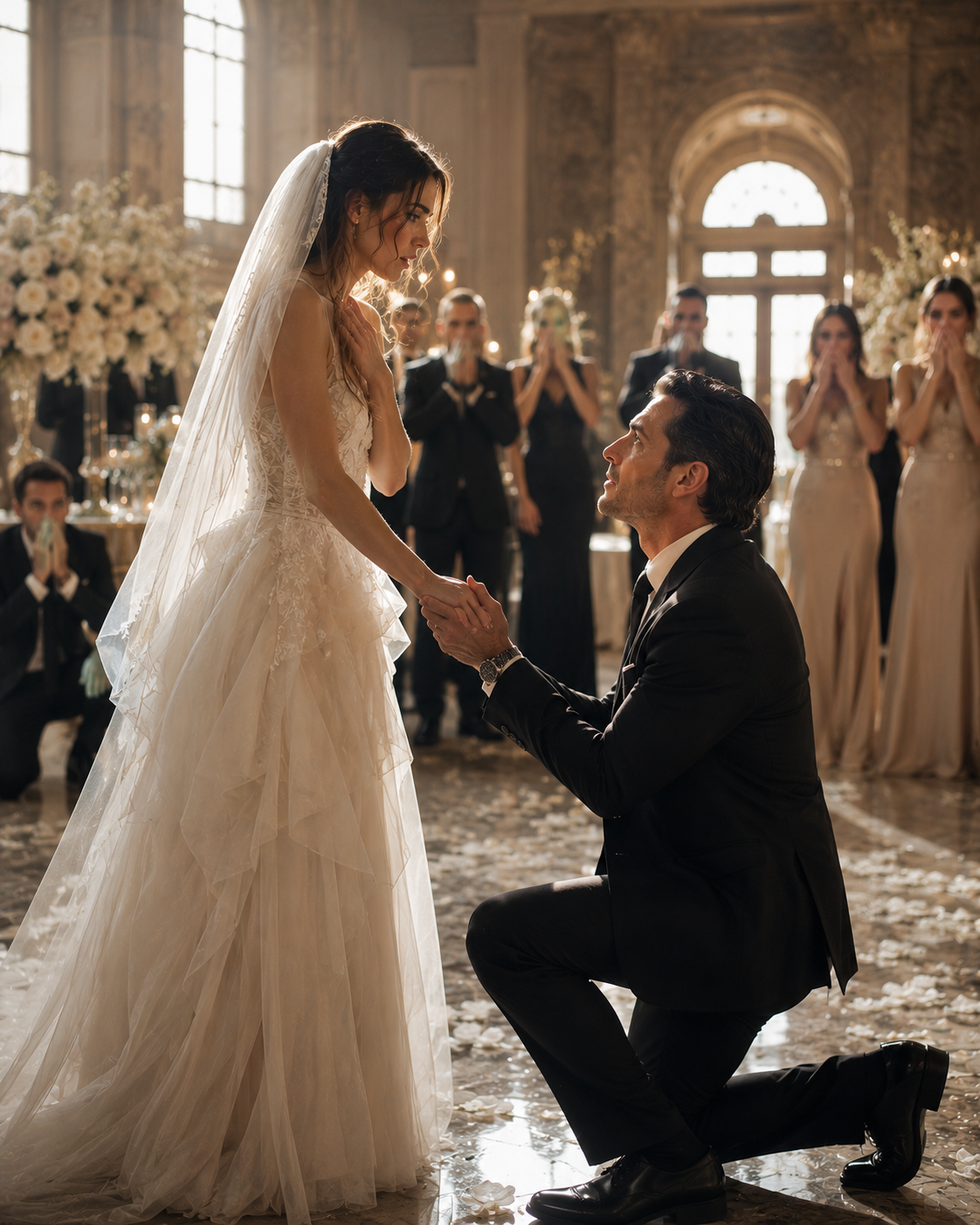 She Wore the Runaway Bride’s Veil for Five Minutes — Then the Billionaire Asked Her to Stay Forever