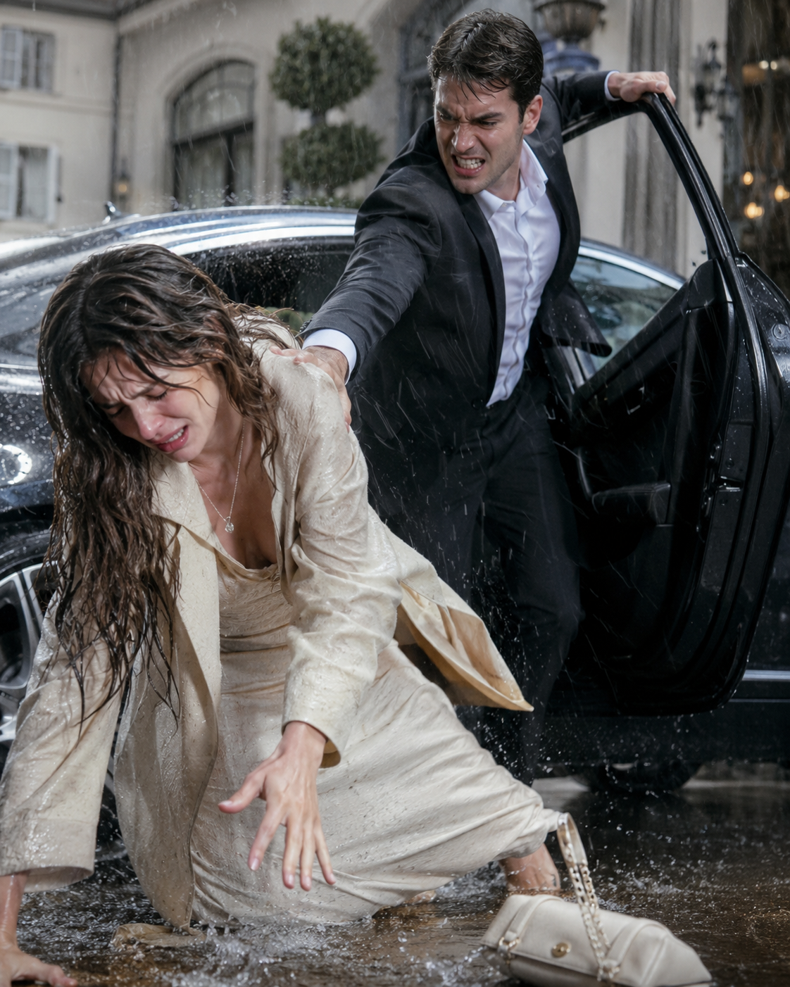 My Husband Threw Me Into the Rain and Called Me Worthless—The Next Morning, He Walked Into My Boardroom