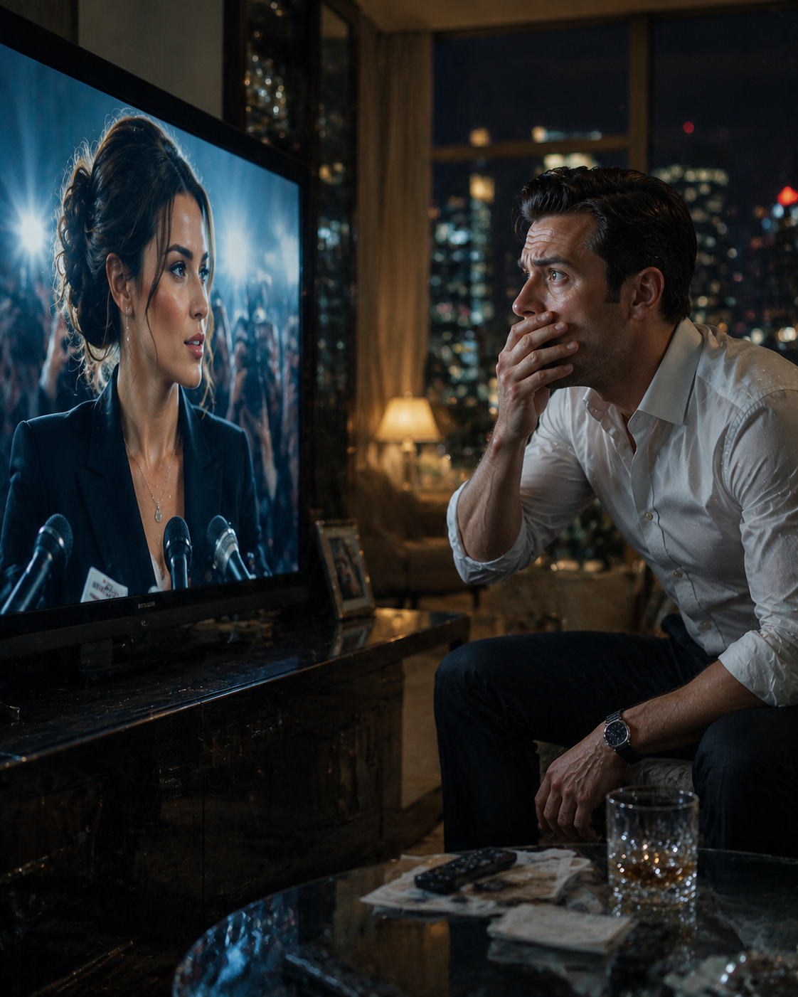 Her Face Appeared on the News at Midnight — Then Her Husband Realized He Had Never Truly Known Her