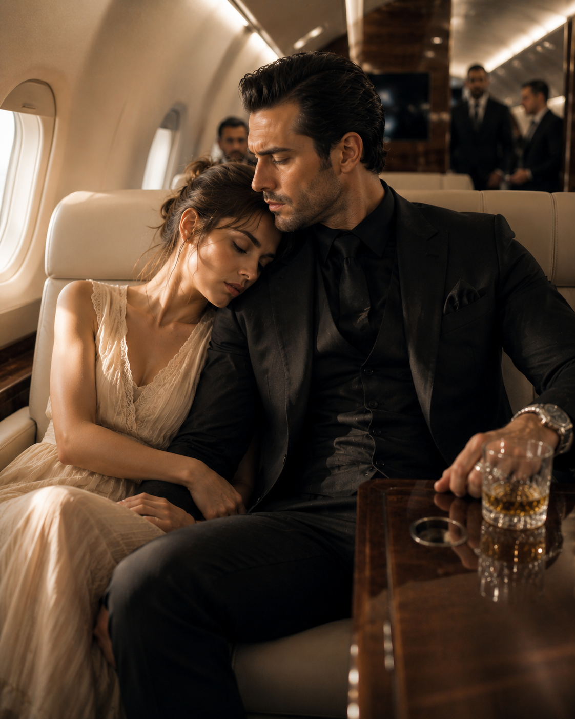 She Fell Asleep on a Stranger’s Shoulder — Then the Mafia Boss Beside Her Made a Decision That Changed Everything