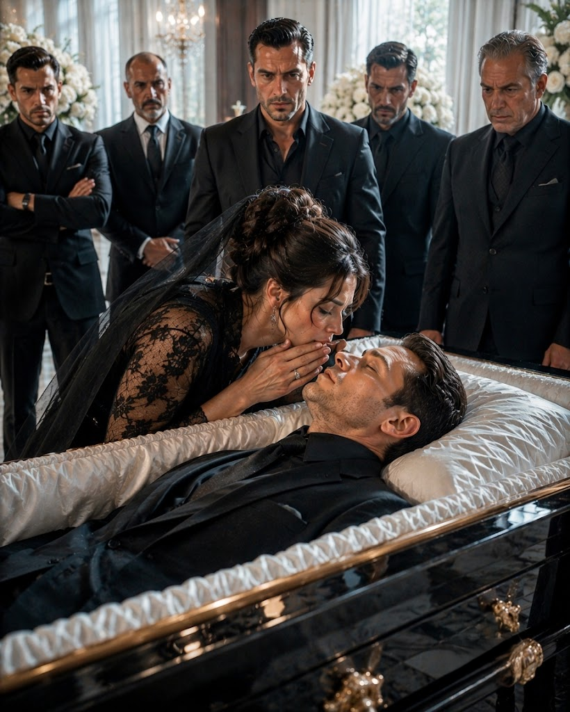 The Pregnant Maid Whispered Into the Mafia Boss’s Coffin — Then a Finger Moved From Inside