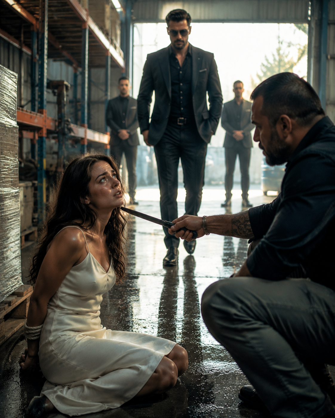 She Was Taken Hostage to Settle Her Brother’s Debt — Until a Mafia Boss Walked Into the Warehouse