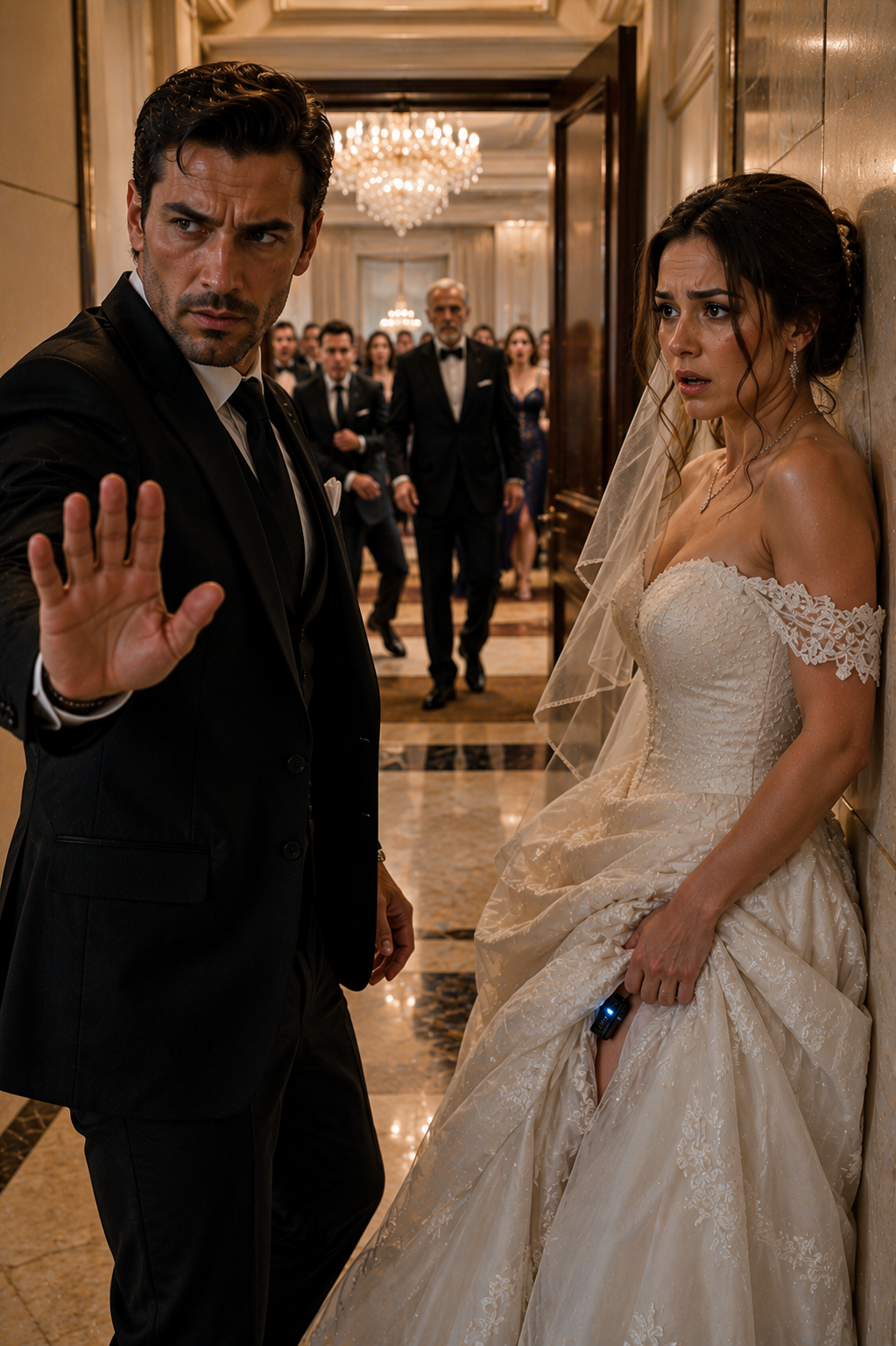 He Kidnapped the Bride Seconds After Killing Her New Husband — Then One Device Hidden Beneath Her Wedding Gown Exposed Her Father’s Terrifying Betrayal.
