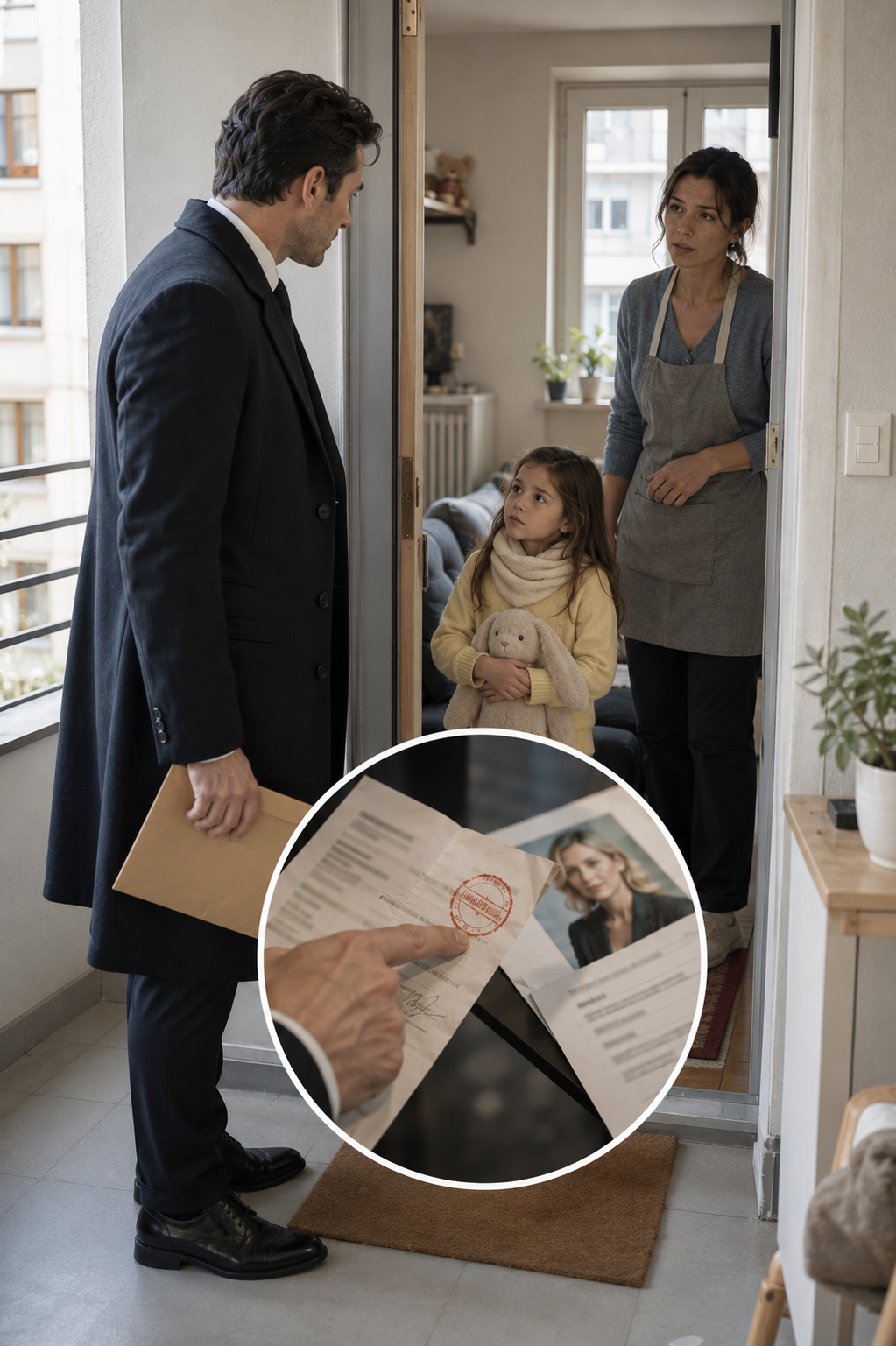 The Billionaire Went to His Maid’s Apartment to Fire Her—Then Her Five-Year-Old Daughter Opened the Door, Burning With Fever in a Freezing Room… And Revealed What His Fiancée Had Done to Them.