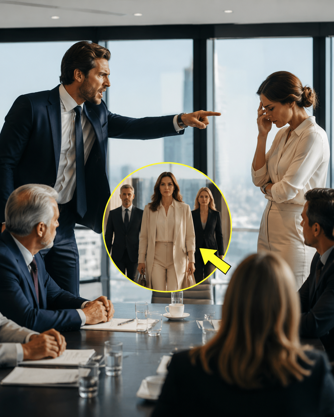 A CEO Humiliated His Wife and Took Credit for Her Life’s Work — Until She Returned With the People Who Could Take His Empire Away.