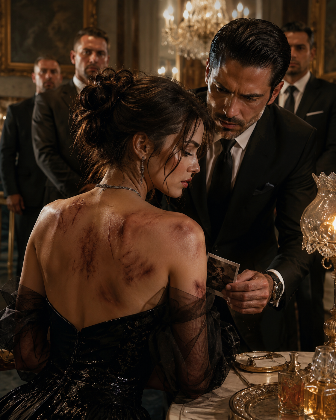 A Woman Covered Her Injuries While Preparing for a Gala — Until a Mafia Boss Discovered Her Evidence and Turned the Tables on Everyone Threatening Her.